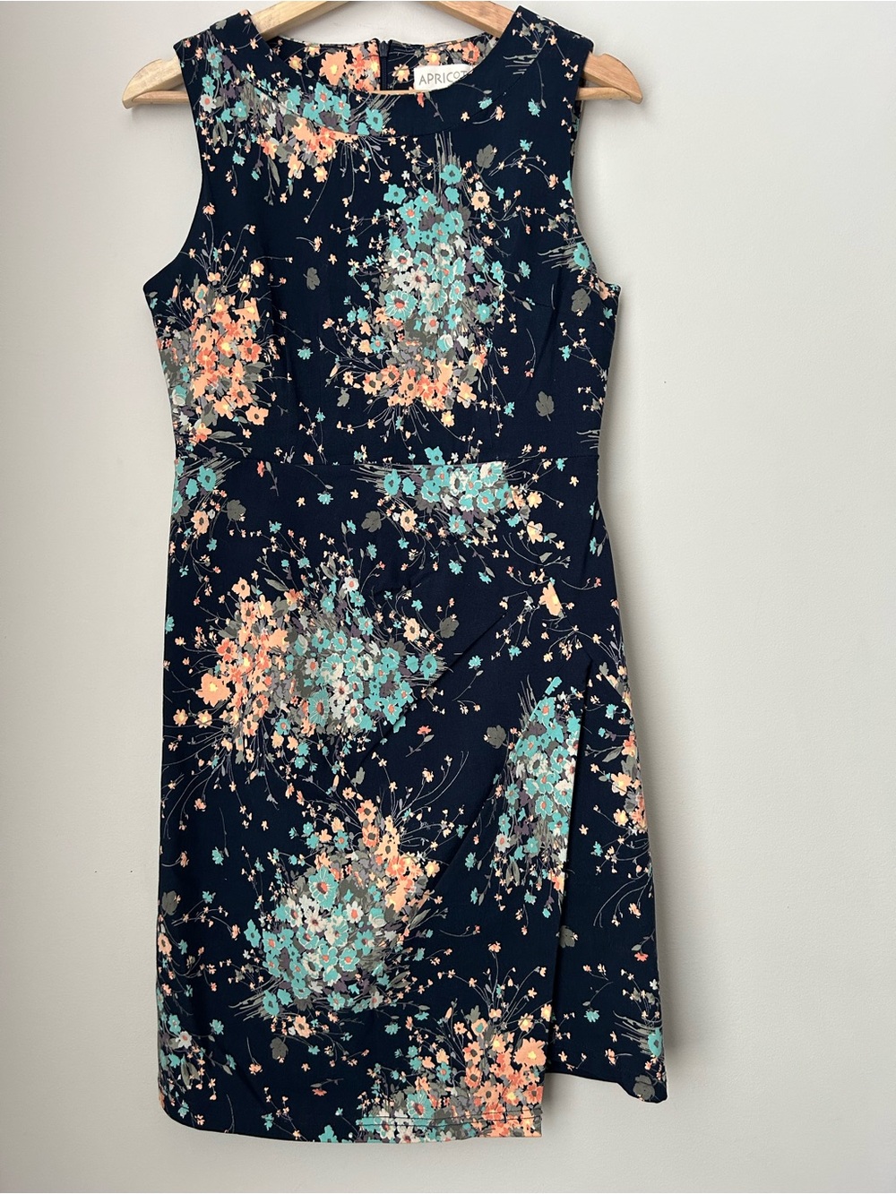 Apricot Floral Bouquet Day Dress